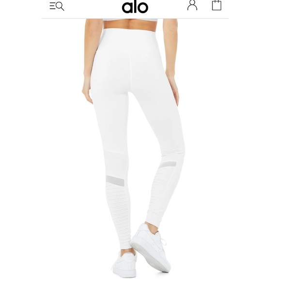 Alo Yoga High-Waist Moto Leggings - Picture 2 of 10